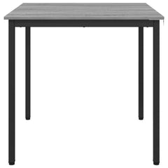 vidaXL Dining Tables 80 x 80 x 75 cm Engineered Wood Grey Sonoma 5