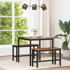 vidaXL Dining Tables Engineered Wood Old Wood