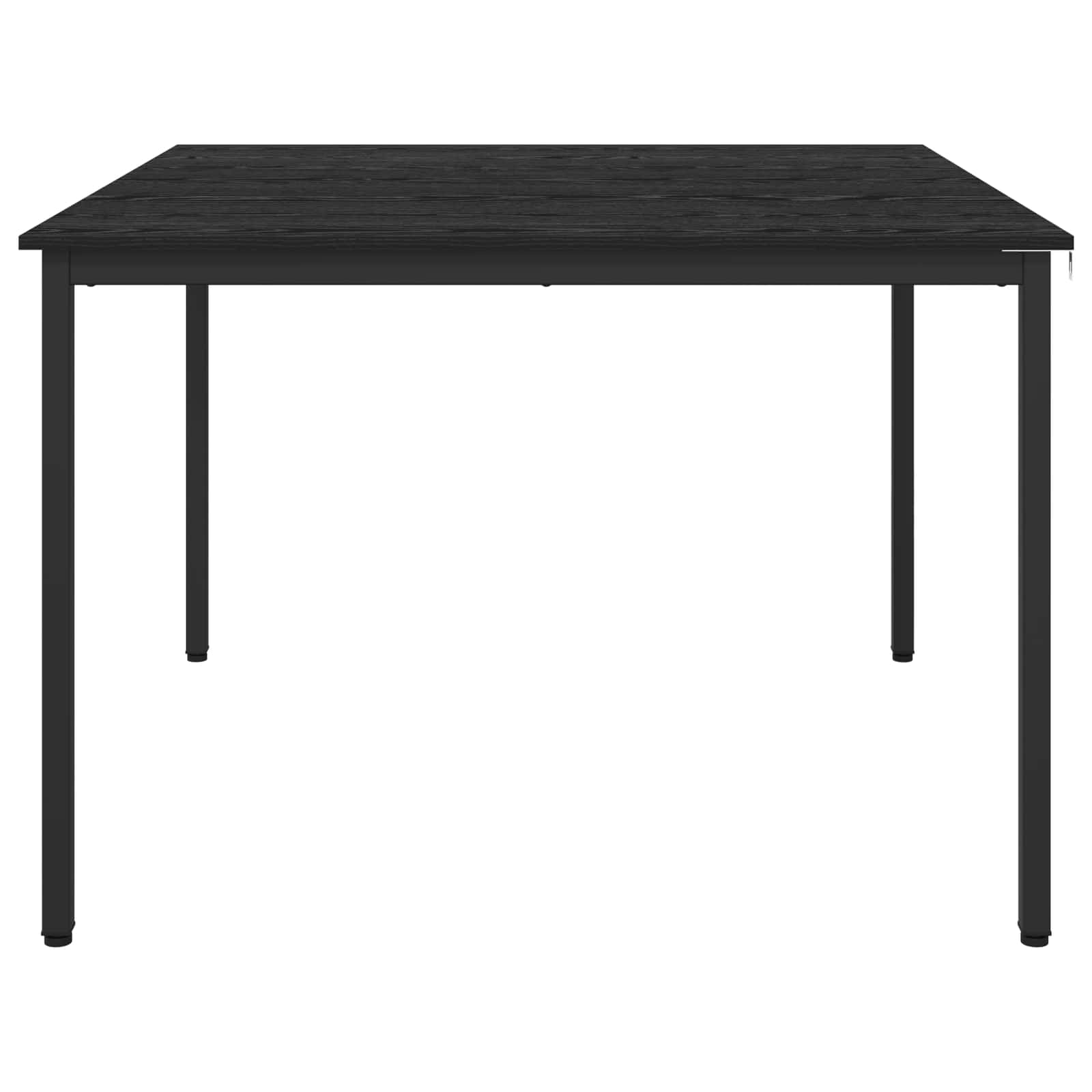 vidaXL Dining Tables 110 x 110 x 75 cm Engineered Wood Black Oak 5
