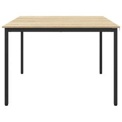 vidaXL Dining Tables 110 x 110 x 75 cm Engineered Wood Sonoma Oak 5