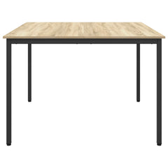 vidaXL Dining Tables 110 x 110 x 75 cm Engineered Wood Sonoma Oak 6