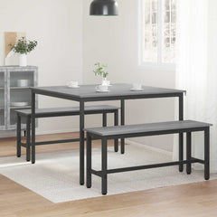 vidaXL Dining Tables 110 x 110 x 75 cm Engineered Wood Grey Sonoma 4