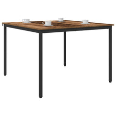 vidaXL Dining Tables 110 x 110 x 75 cm Engineered Wood Oak Wood 3