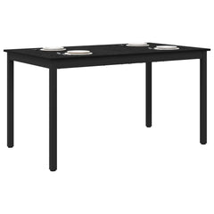 Dining Tables Engineered Wood Black oak 140 cm 80 cm