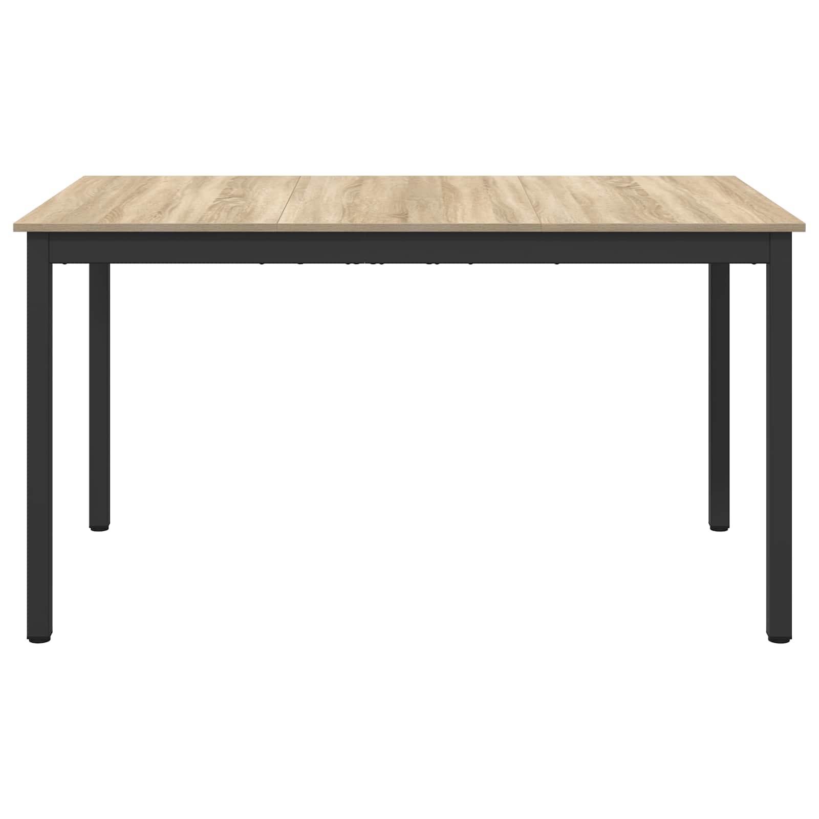 vidaXL Dining Tables 140 x 80 x 75 cm Engineered Wood Sonoma Oak 5