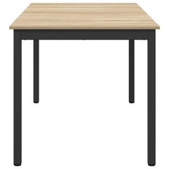 vidaXL Dining Tables 140 x 80 x 75 cm Engineered Wood Sonoma Oak 6