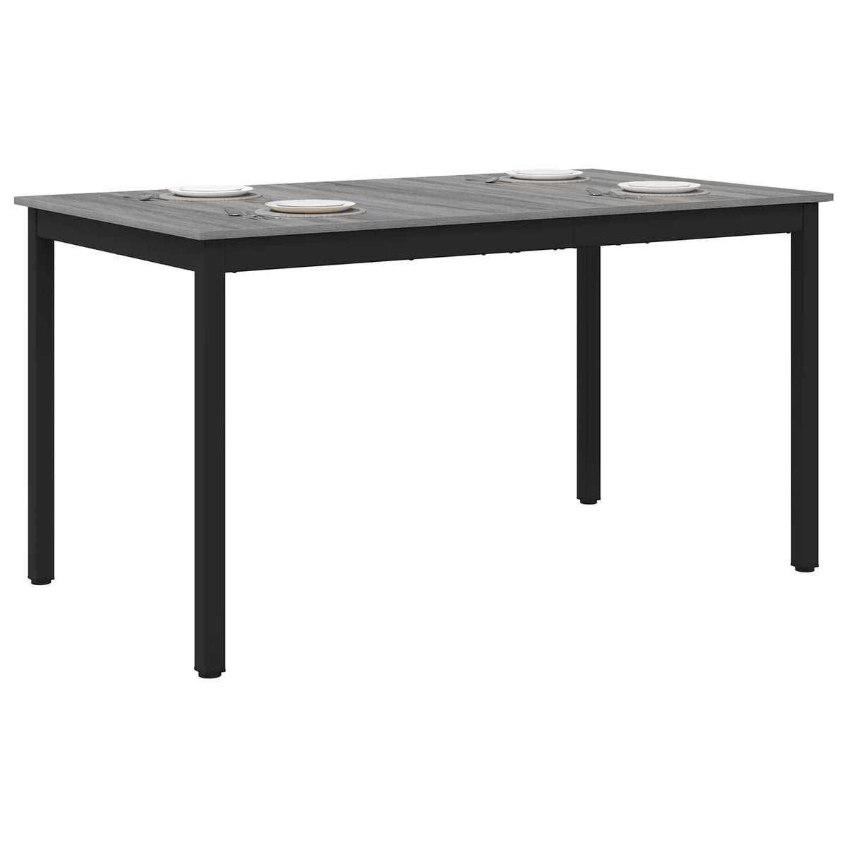 Dining Tables Engineered Wood Grey sonoma 140 cm 80 cm