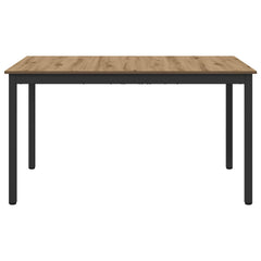 vidaXL Dining Tables 140 x 80 x 75 cm Engineered Wood Artisan Oak 5