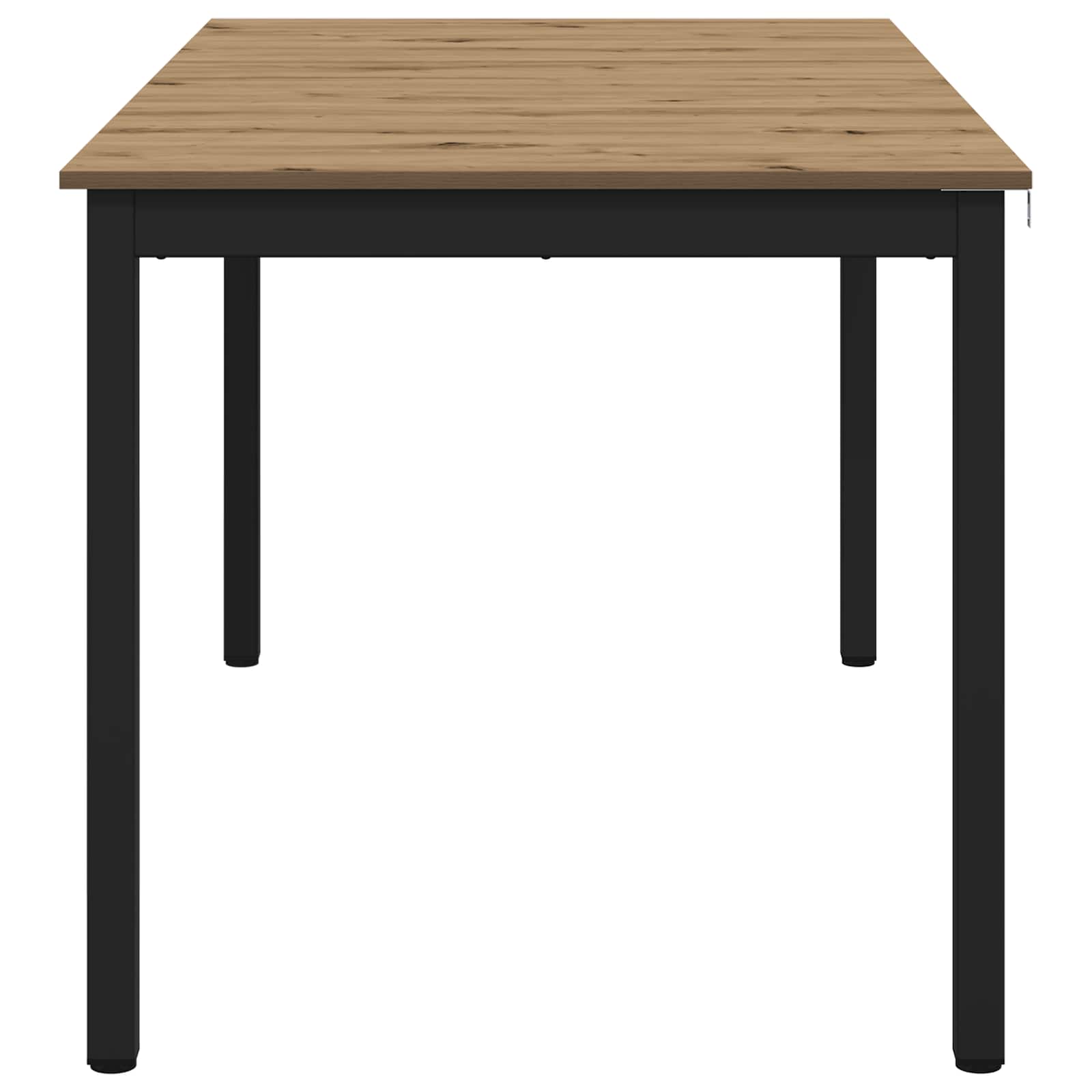 vidaXL Dining Tables 140 x 80 x 75 cm Engineered Wood Artisan Oak 6