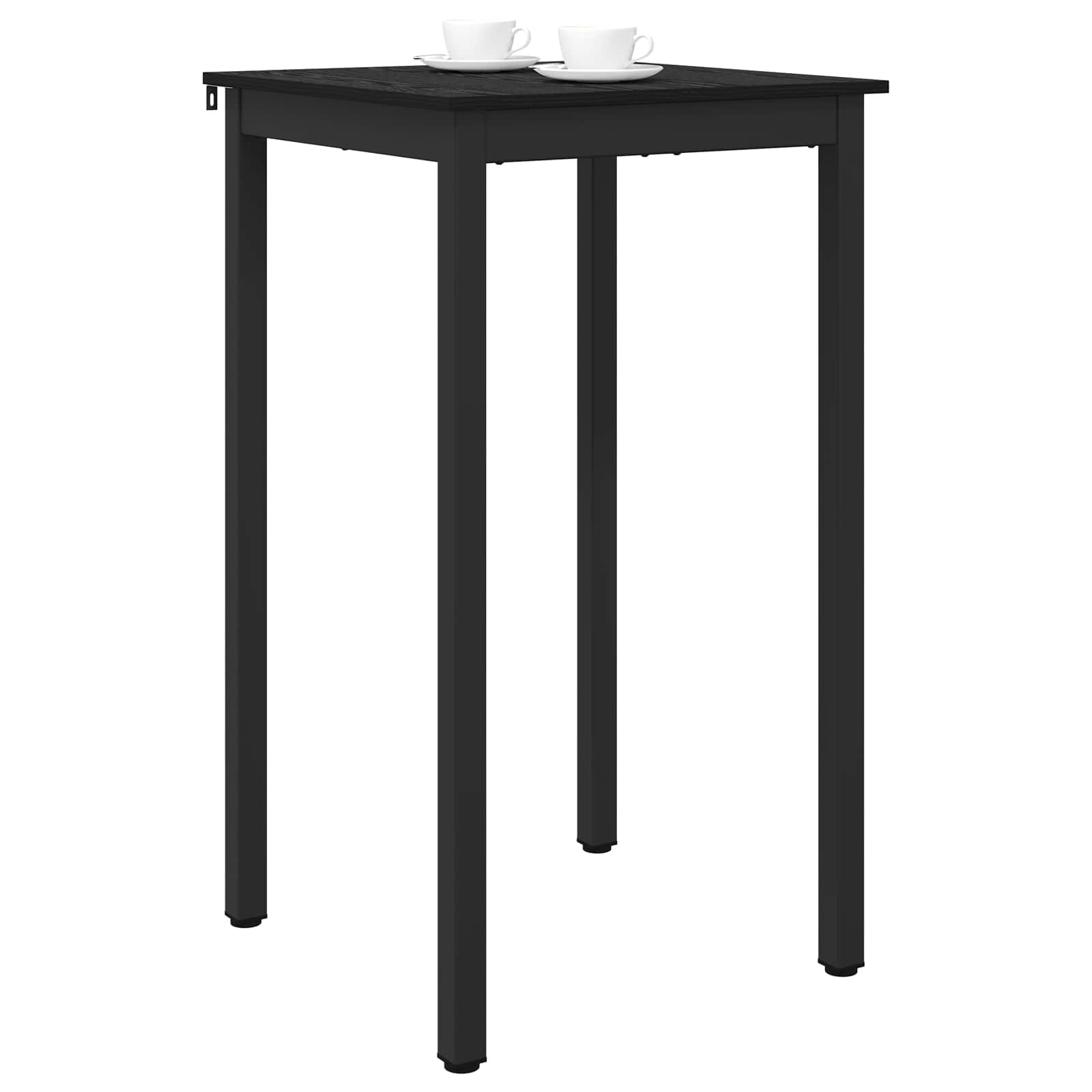 vidaXL Standing Bar Table Engineered Wood Square 3