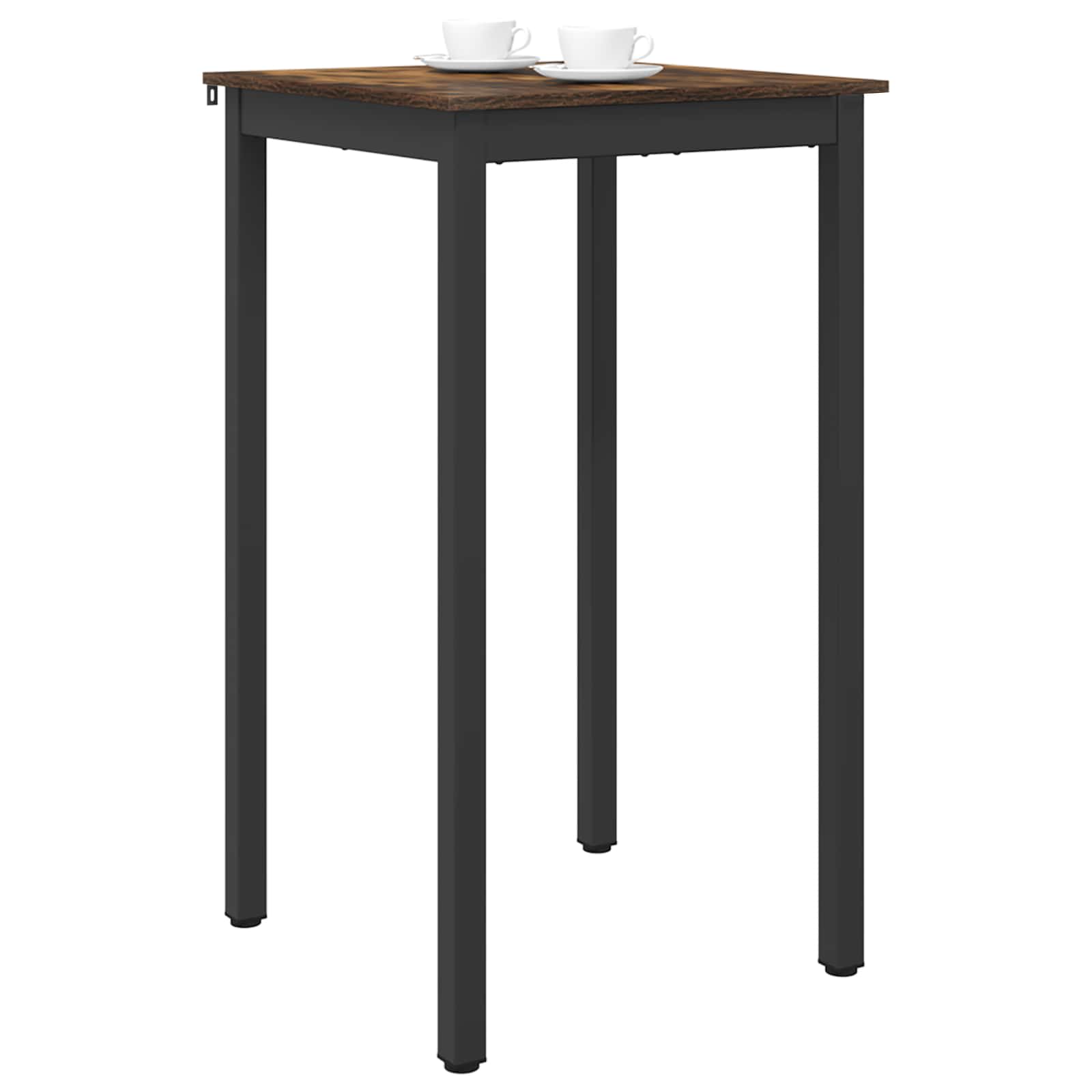 vidaXL Standing Bar Table Engineered Wood Square 3