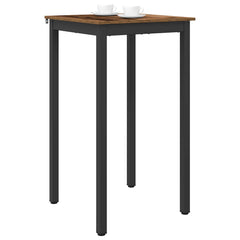 vidaXL Standing Bar Table Engineered Wood Square 3