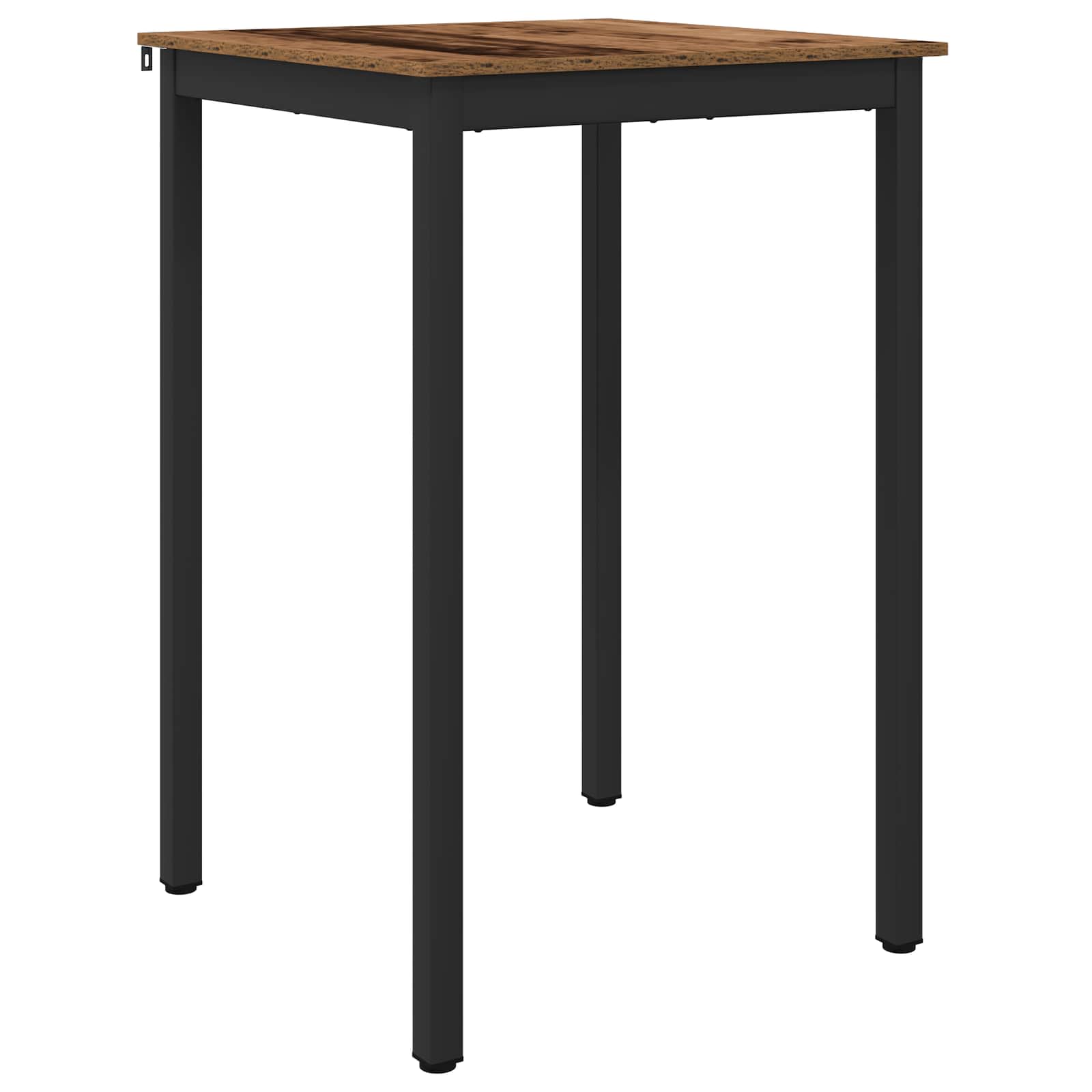 vidaXL Standing Bar Table Engineered Wood Square 2