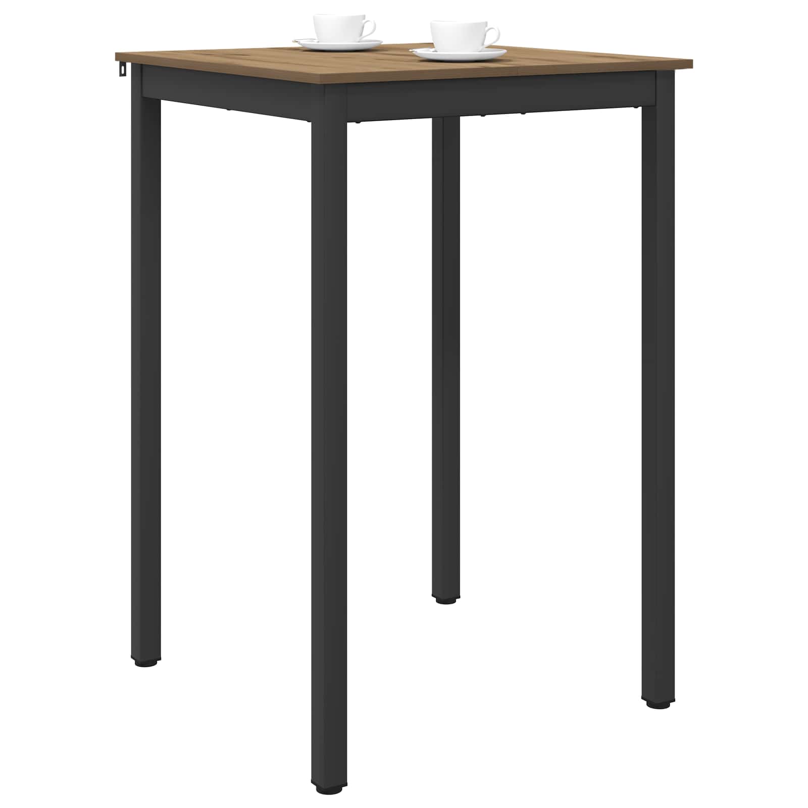 vidaXL Standing Bar Table Engineered Wood Square 3