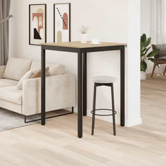 vidaXL Standing Bar Table Engineered Wood Square 4