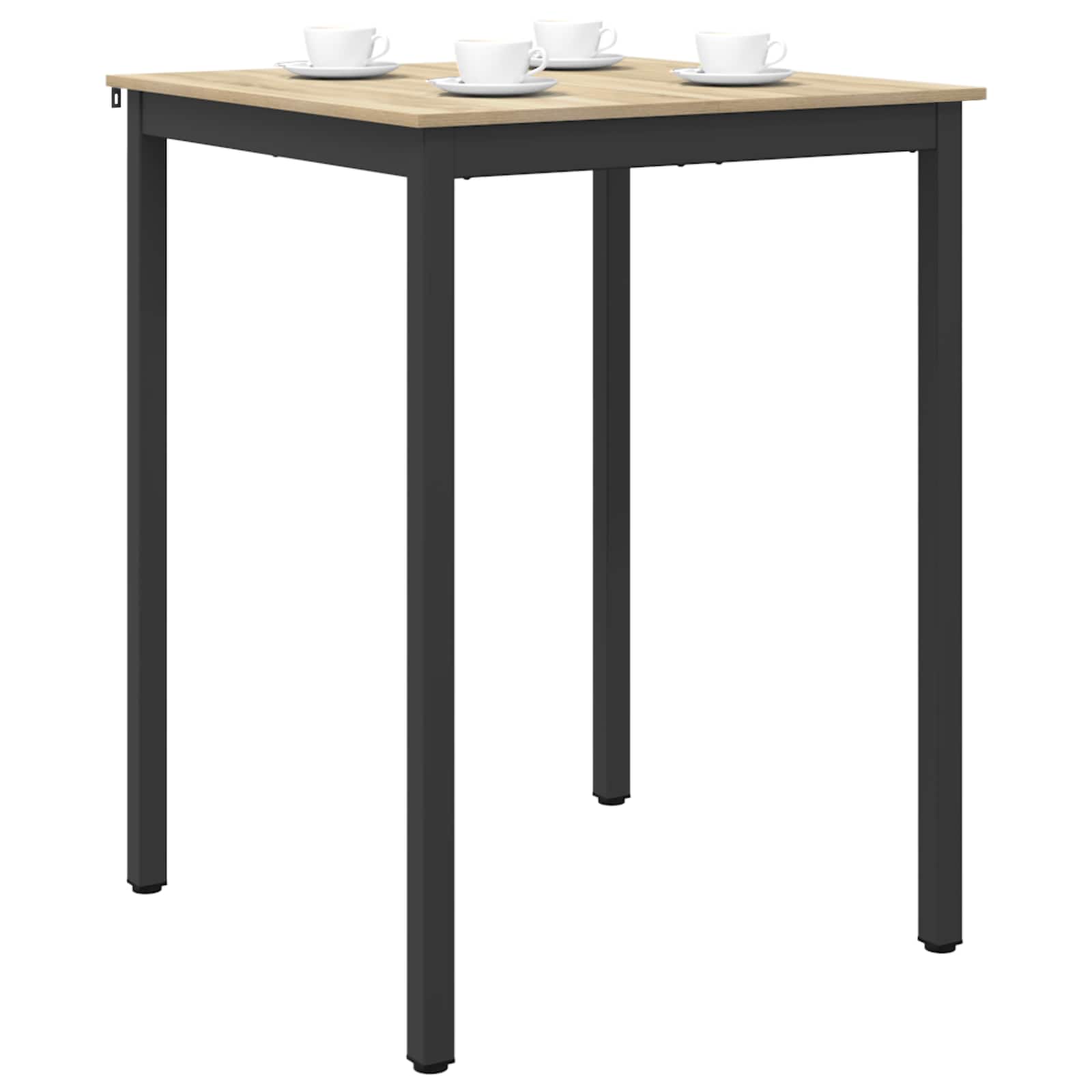 vidaXL Standing Bar Table Engineered Wood Square 3