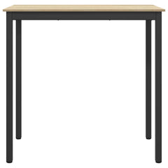 vidaXL Standing Bar Table Engineered Wood Rectangular 5