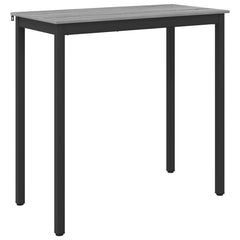 vidaXL Standing Bar Table Engineered Wood Rectangular 2