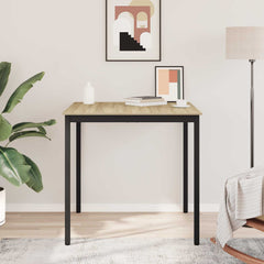 vidaXL Standing Bar Table Engineered Wood Square 4