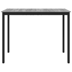 vidaXL Standing Bar Table Engineered Wood Rectangular 5