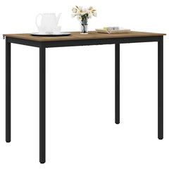 vidaXL Standing Bar Table Engineered Wood Rectangular 3