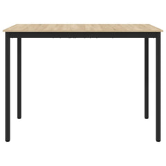 vidaXL Standing Bar Table Engineered Wood Rectangular 5