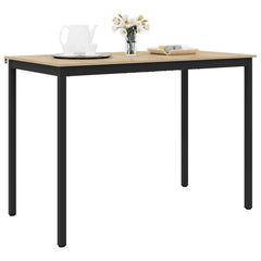 vidaXL Standing Bar Table Engineered Wood Rectangular 3