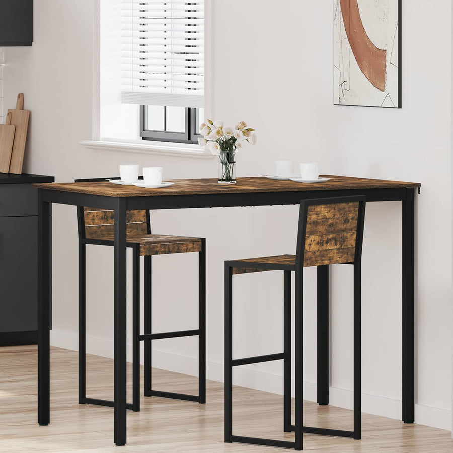 Standing Bar Table Engineered Wood Rectangular