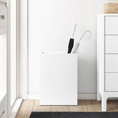 Umbrella Stand White Engineered Wood, image 4