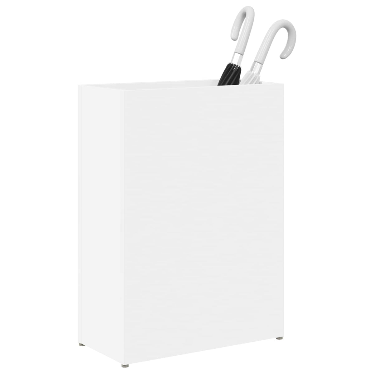 Umbrella Stand White Engineered Wood, image 3