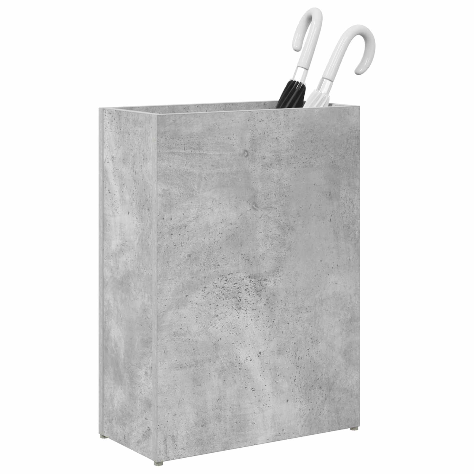 vidaXL Umbrella Stand Concrete Grey 40 x 20 x 55.5 cm Engineered Wood 3