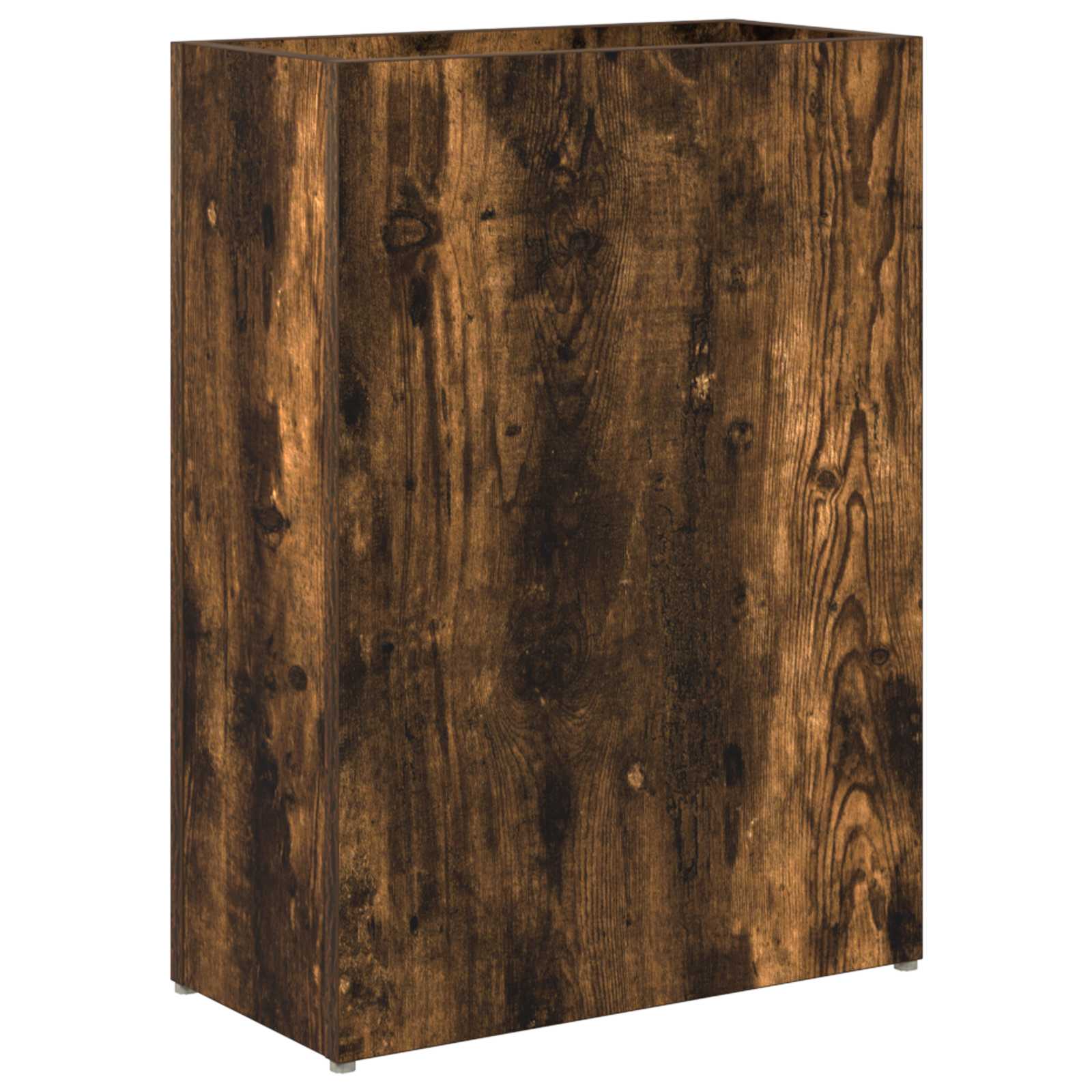 vidaXL Umbrella Stand Smoked Oak 40 x 20 x 55.5 cm Engineered Wood 2