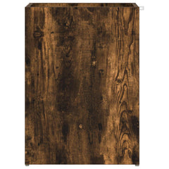 vidaXL Umbrella Stand Smoked Oak 40 x 20 x 55.5 cm Engineered Wood 5