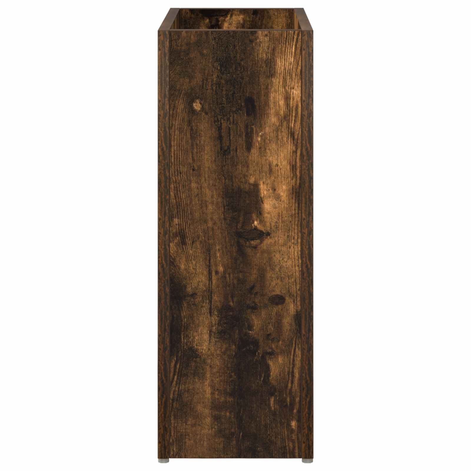 vidaXL Umbrella Stand Smoked Oak 40 x 20 x 55.5 cm Engineered Wood 6