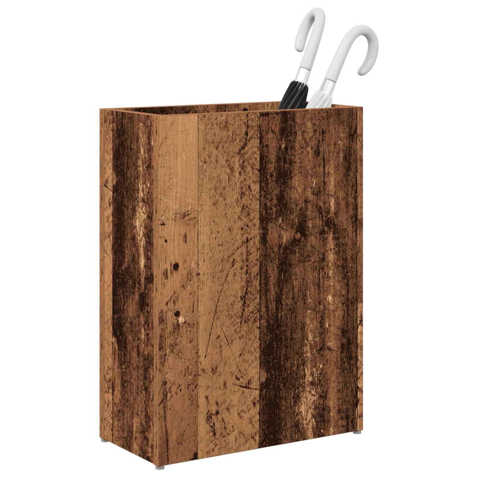 vidaXL Umbrella Stand Old Wood 40 x 20 x 55.5 cm Engineered Wood 3