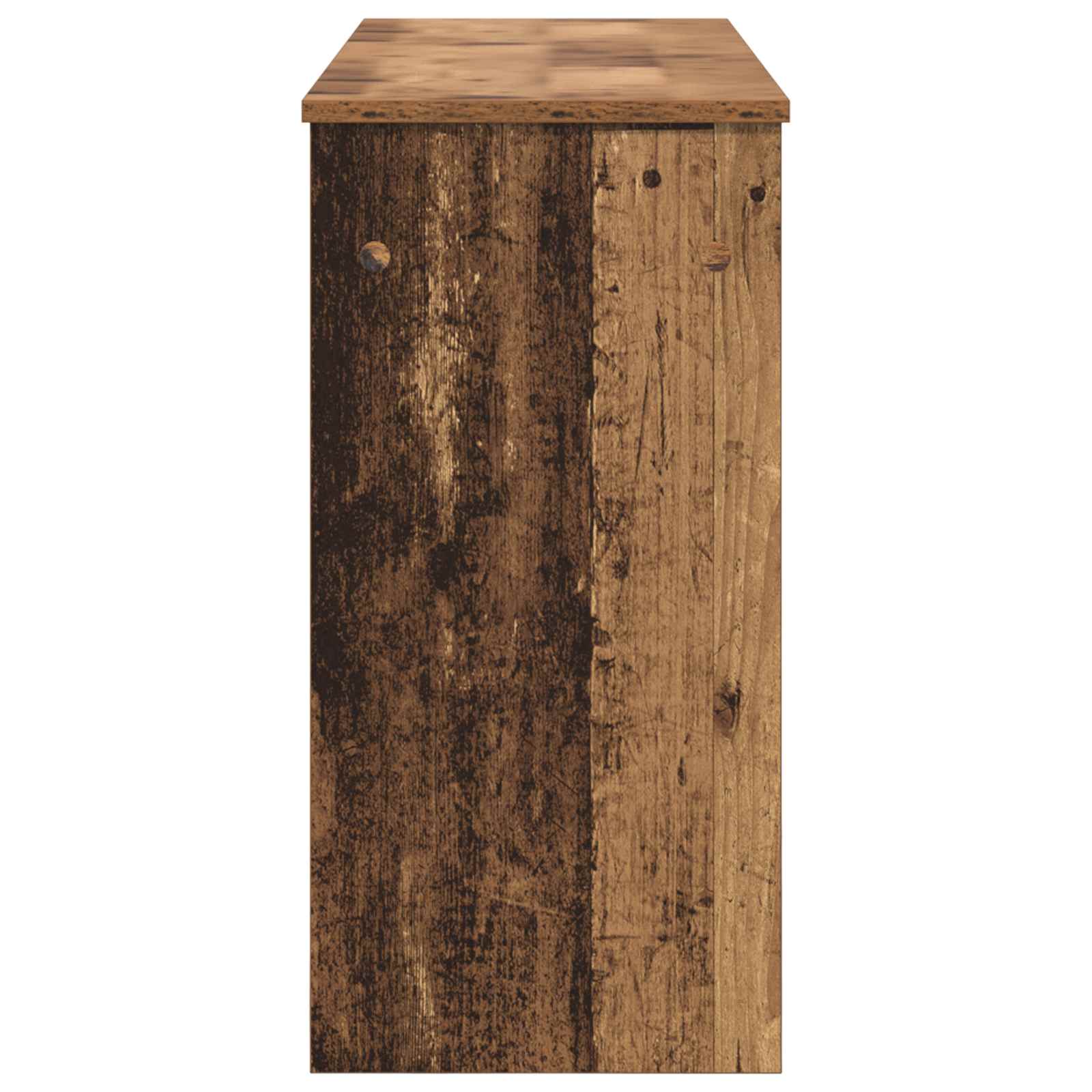 vidaXL Keyboard Stand Old Wood 100 x 32 x 64 cm Engineered Wood 6