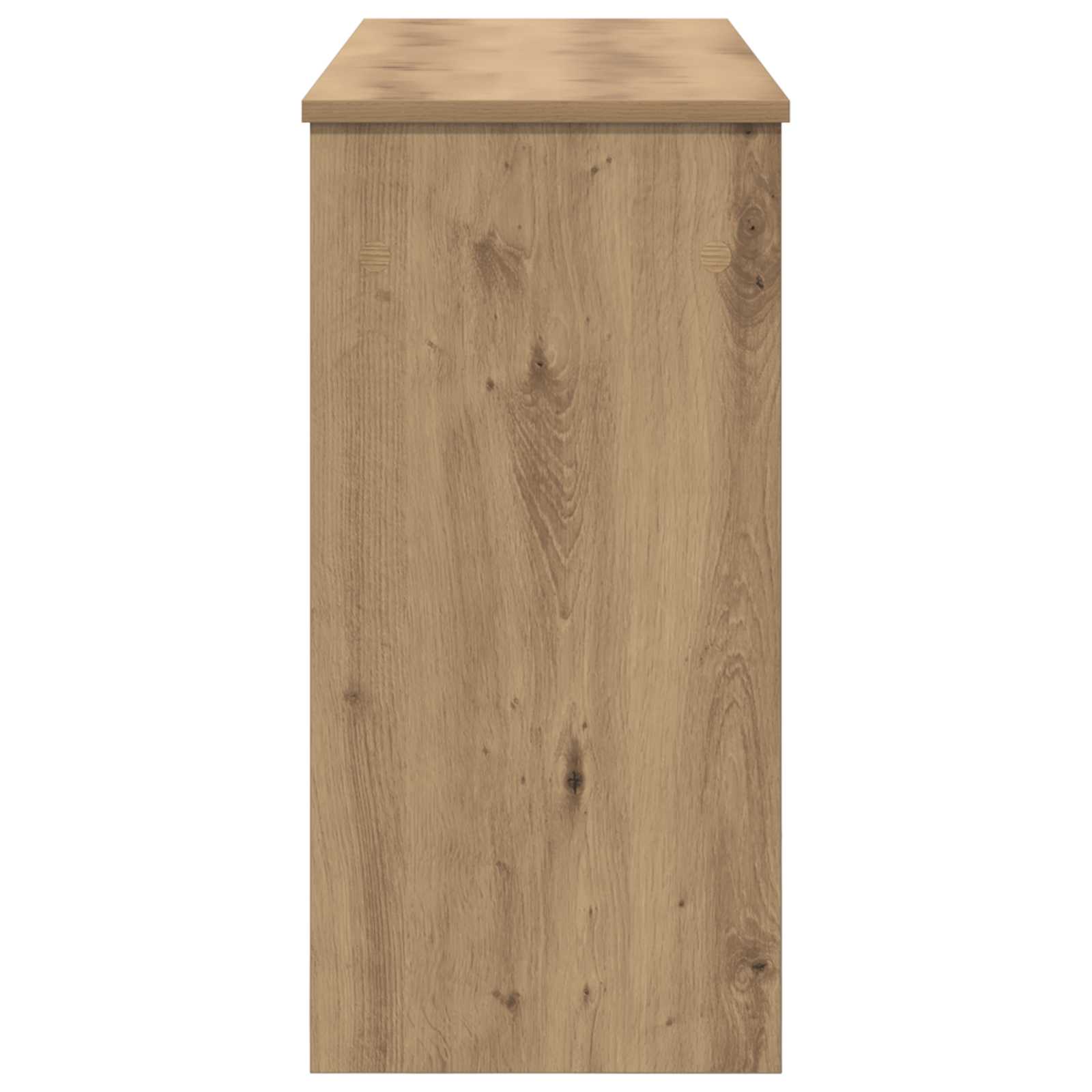 vidaXL Keyboard Stand Artisan Oak 100 x 32 x 64 cm Engineered Wood 6
