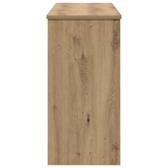 vidaXL Keyboard Stand Artisan Oak 100 x 32 x 64 cm Engineered Wood 6