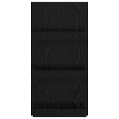 vidaXL Magazine Rack Black Oak 51 x 11 x 102 cm Engineered Wood 5