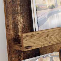 vidaXL Magazine Rack Old Wood 51 x 11 x 102 cm Engineered Wood 4