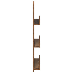 vidaXL Magazine Rack Old Wood 51 x 11 x 102 cm Engineered Wood 6