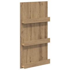 vidaXL Magazine Rack Artisan Oak 51 x 11 x 102 cm Engineered Wood 2