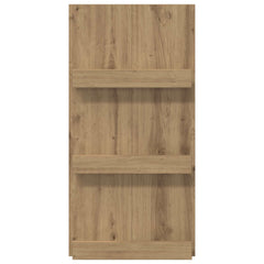 vidaXL Magazine Rack Artisan Oak 51 x 11 x 102 cm Engineered Wood 5