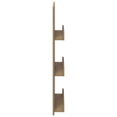 vidaXL Magazine Rack Artisan Oak 51 x 11 x 102 cm Engineered Wood 6