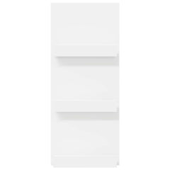 vidaXL Magazine Rack with Shelf White 43 x 11 x 102 cm Engineered Wood 5
