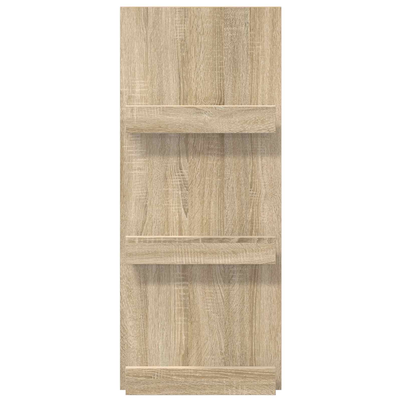 vidaXL Magazine Rack Sonoma Oak 43 x 11 x 102 cm Engineered Wood 5