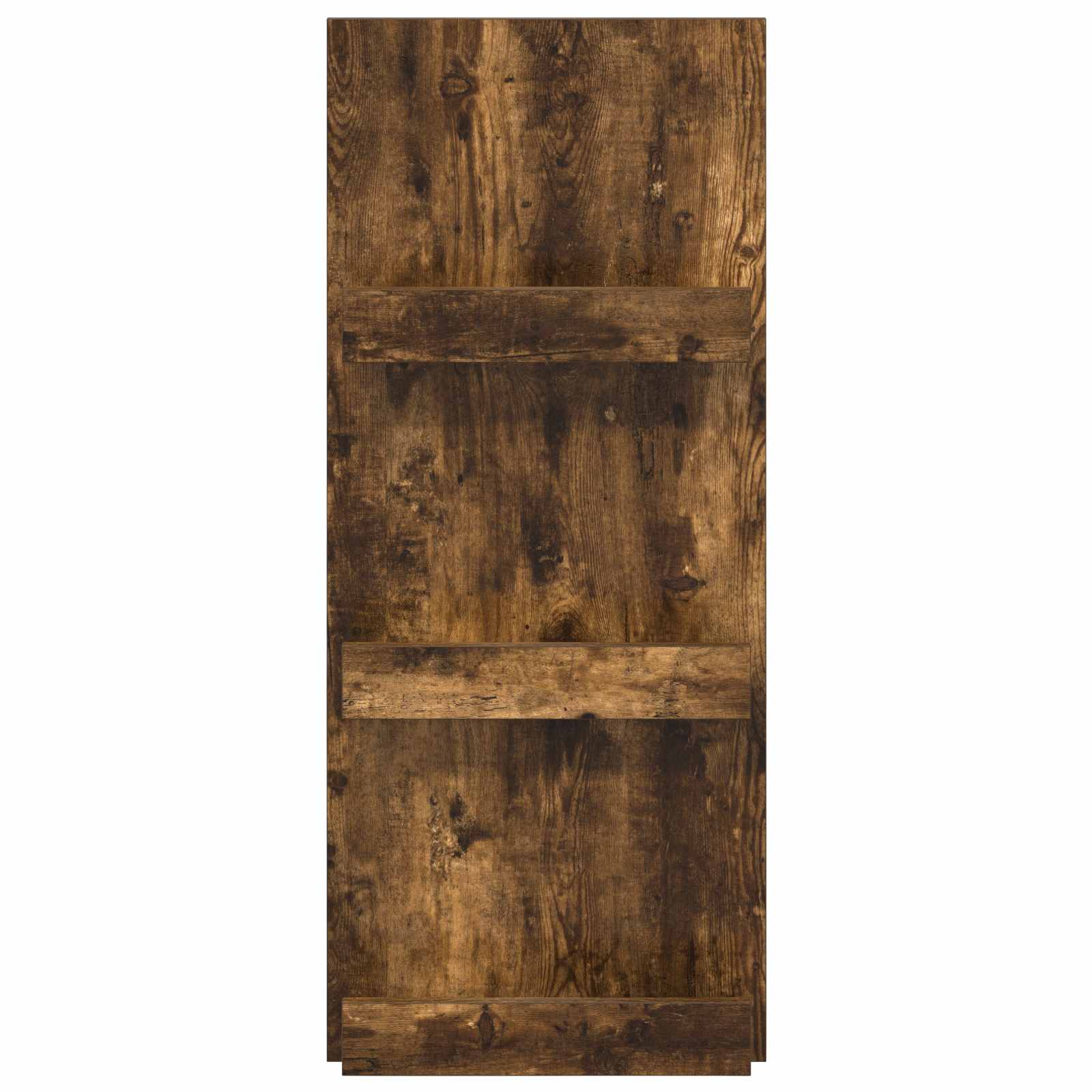 vidaXL Magazine Rack Smoked Oak 43 x 11 x 102 cm Engineered Wood 5
