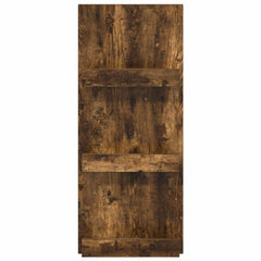 vidaXL Magazine Rack Smoked Oak 43 x 11 x 102 cm Engineered Wood 5