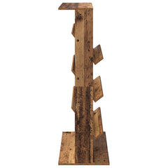 vidaXL Magazine Rack Old Wood 70 x 41 x 126 cm Engineered Wood 6