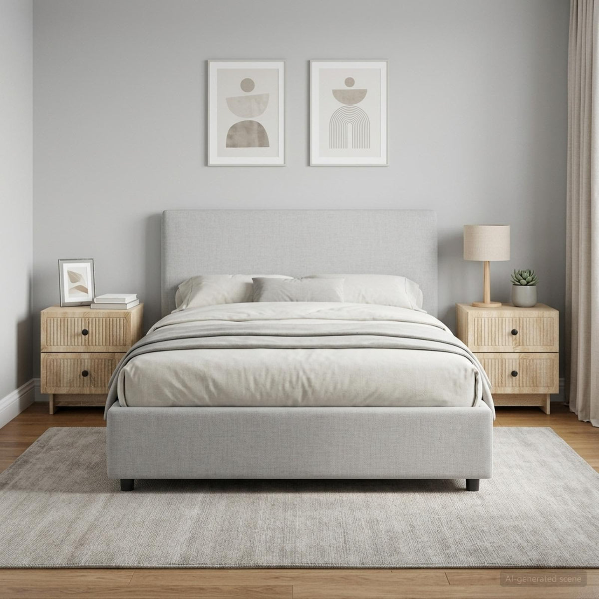 vidaXL Bedside Cabinet 2 pcs Sonoma Oak 43 x 34.5 x 47.5 cm 4